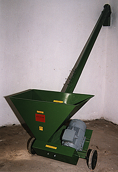 Šnekový dopravník Kanon průměr 100 – s násypkou