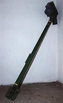 Šnekový dopravník Krtek průměr 150 – s nabíracím košem