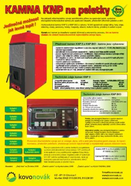 Horkovzdušná kamna KNP 5 BIO