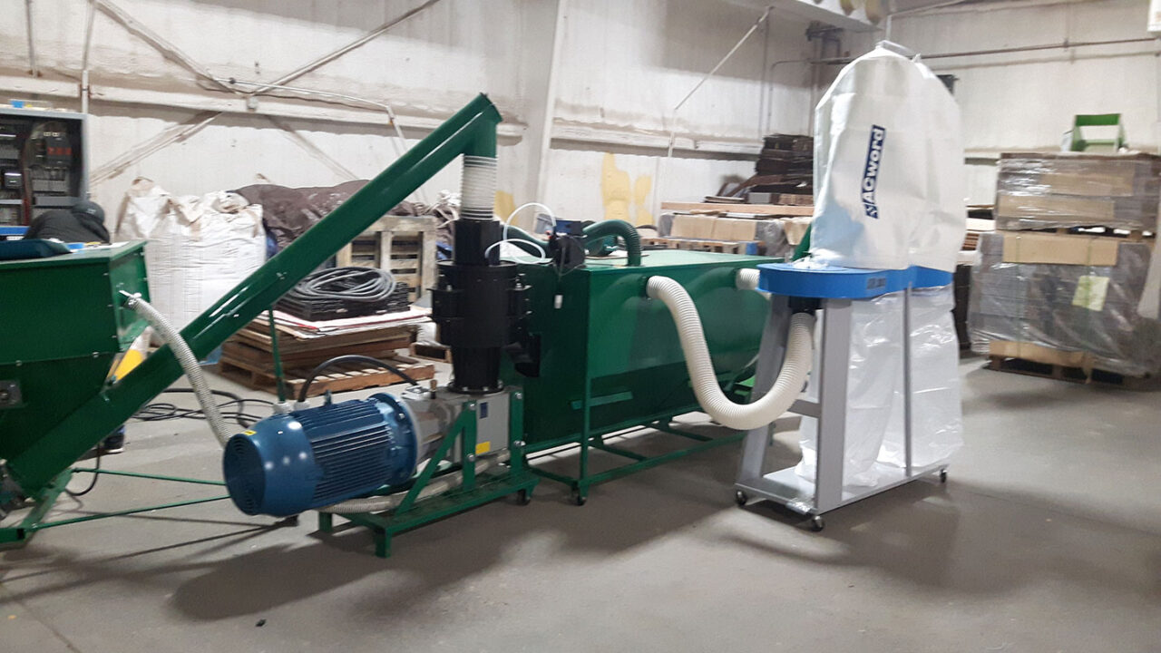 Granulační – peletovací linka na chmel MGL 400 CH