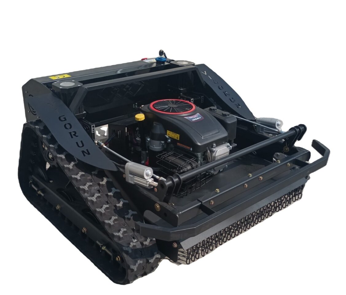 RC řízená mulčovací pásová sekačka KVTC800