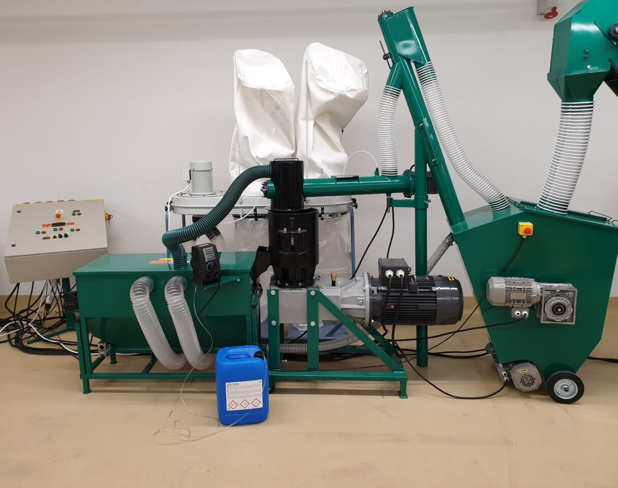 Granulační a peletovací linka MGL600