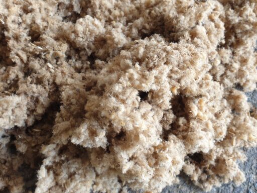 Peletování ovčí vlny